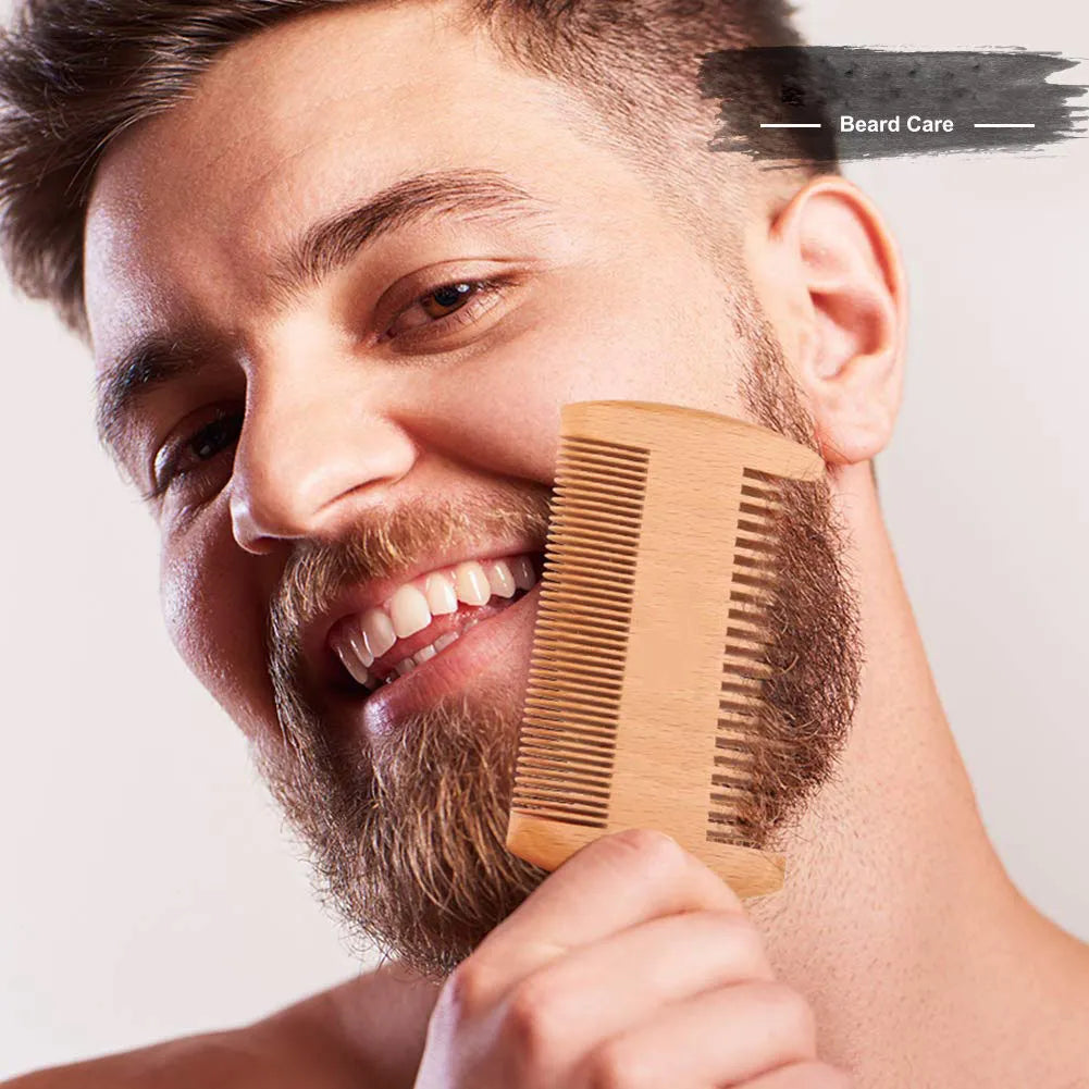 Gift Beard Kit for Men Grooming & Care ,Microneedle Roller, Beard Oil,Beard Balm Leave-in Conditioner,Beard Comb, Beard Care Kit