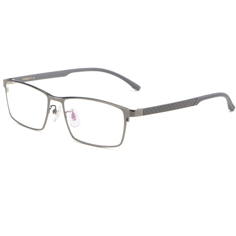 New Men's Pure Titanium Glasses Frame Business Ultralight Full Frame Glasses Optical Glasses Frame Prescription Glasses - mybesthealthandwellness