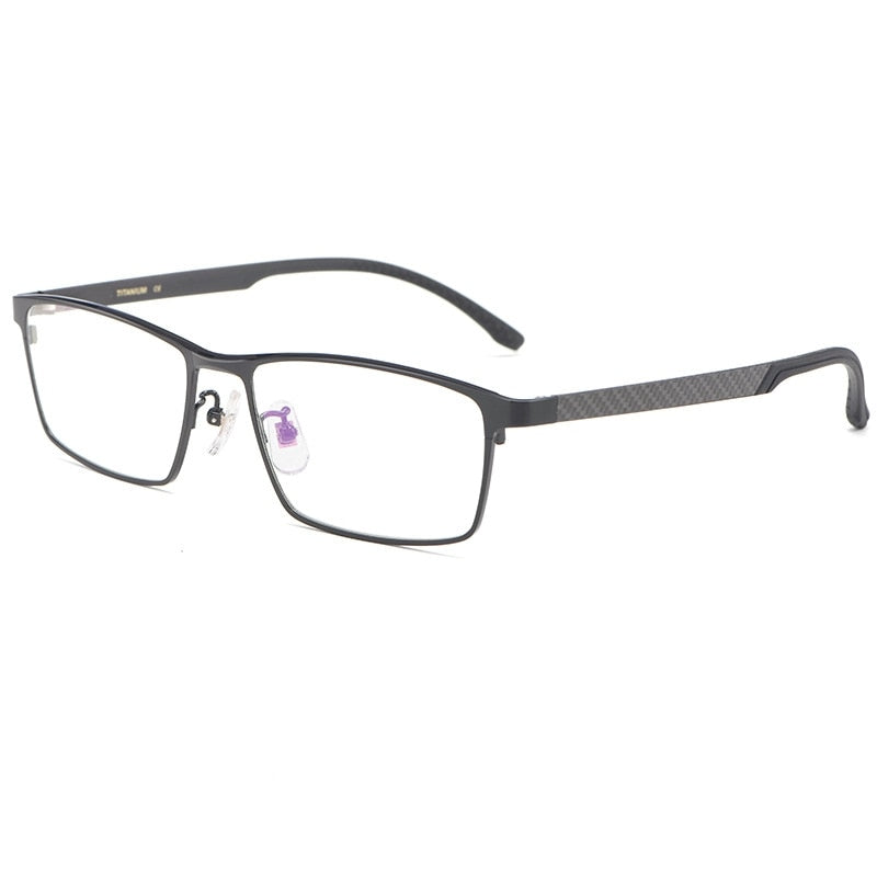 New Men's Pure Titanium Glasses Frame Business Ultralight Full Frame Glasses Optical Glasses Frame Prescription Glasses - mybesthealthandwellness