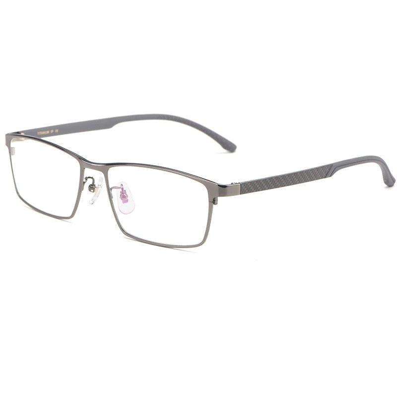New Men's Pure Titanium Glasses Frame Business Ultralight Full Frame Glasses Optical Glasses Frame Prescription Glasses - mybesthealthandwellness