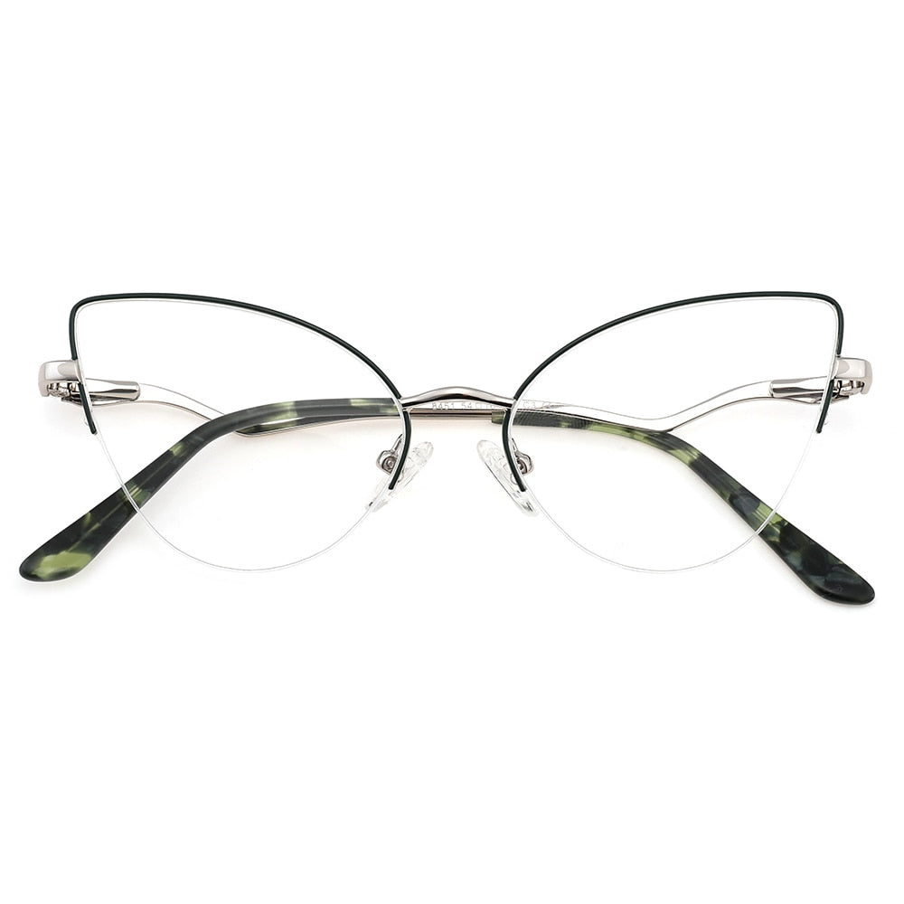 Cat Eye Glasses Frame Women Eyeglasses Frames Luxury Anti Blue Light Glasses Optical Prescription Eyewear Reading Glasses 2022 - mybesthealthandwellness