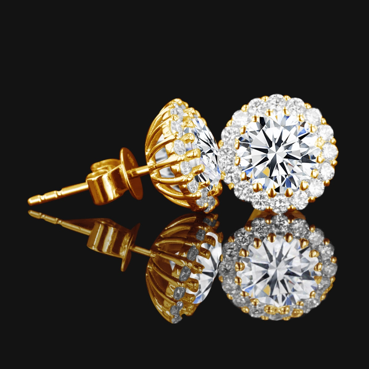 100% 925 Sterling Silver 1.2ct D Color VVS1 Moissanite Stud Earrings For Women Top Quality Sparkling Wedding Jewelry - mybesthealthandwellness