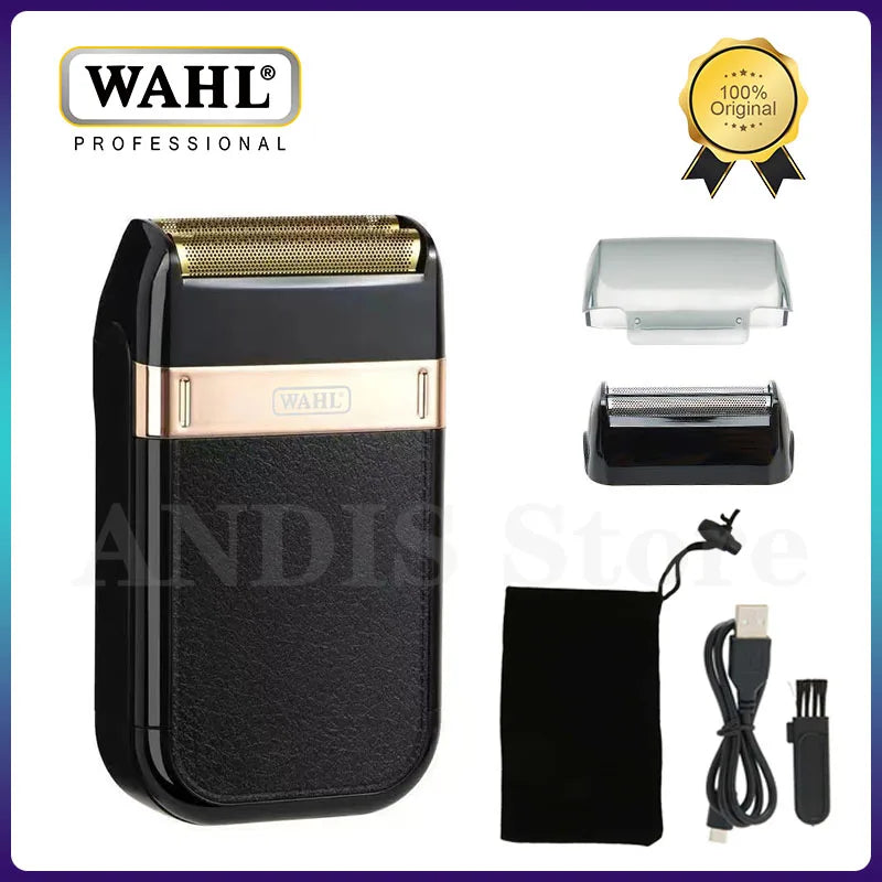 Original Wahl 8148 Compact Rechargeable Lithium Ion Shaver Kit Foil Professional Electric Shaver For Men Type-C USB Rechargeable