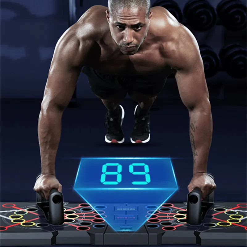 Dropshippping Multifunctional Counting Push Up Board Home Chest Muscle Exercise Training Fitness Support Push-up Rock Stands - mybesthealthandwellness