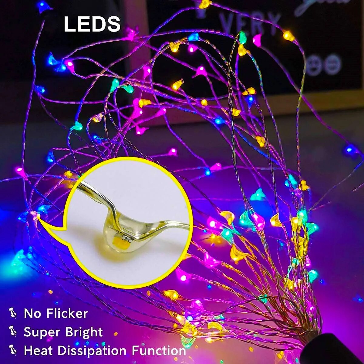 4Pcs Solar Firework Lights 8 Lighting Modes DIY Shape Outdoor Waterproof Garden Lights for Patio Pathway Wedding Copper Wire - mybesthealthandwellness