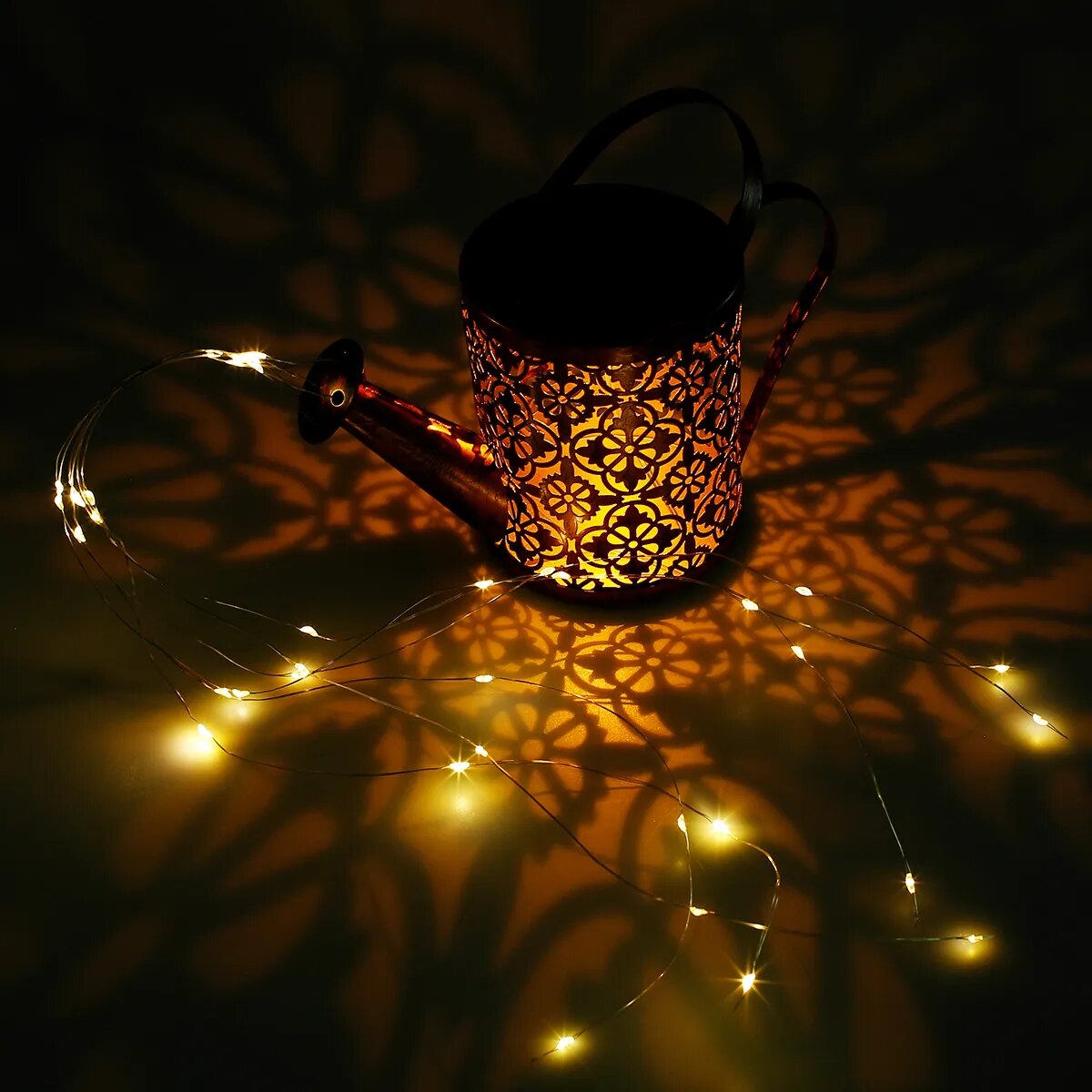 Solar Watering Can Light 36 LED Fairy Lights Waterproof Kettle String Lamp Hanging Solar Lantern Outdoor Garden Decor 2023 - mybesthealthandwellness