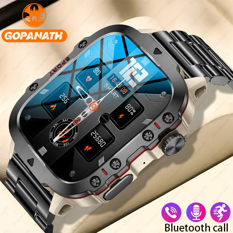 Men's Smart Watch Android Edition For Huawei Ios 3ATM Waterproof Sports Fitness Ai Voice Bluetooth Call Outdoor Smartwatch 2024