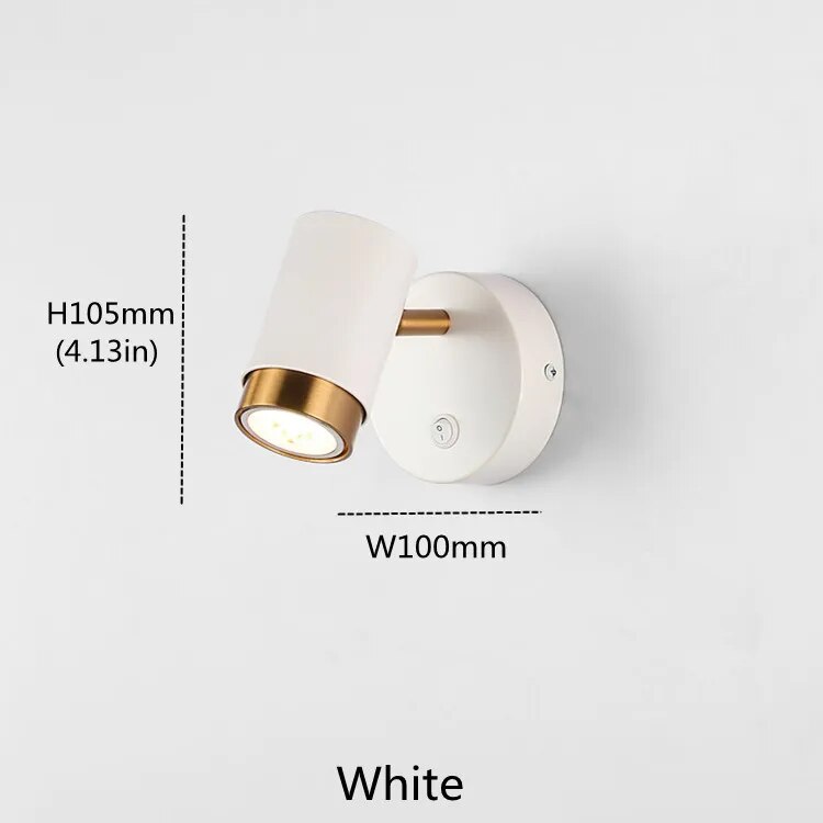 Omee LED Ceiling Wall Lamp Simple Light Folding Rotation Star Projector Lamps Home Hotel Bedroom Living Room Bedside Wall Lights - mybesthealthandwellness