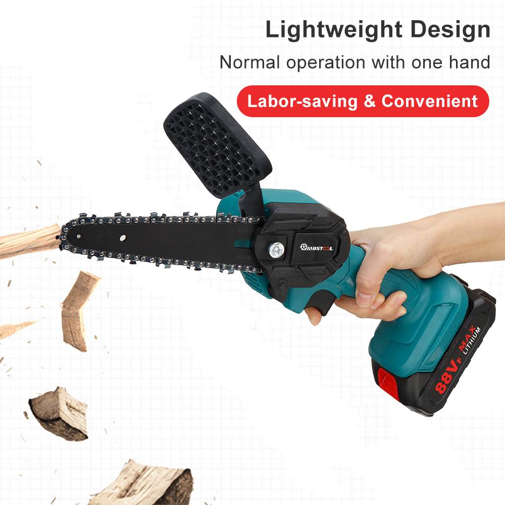 1200W 6 Inch 88VF Mini Electric Chain Saw - mybesthealthandwellness