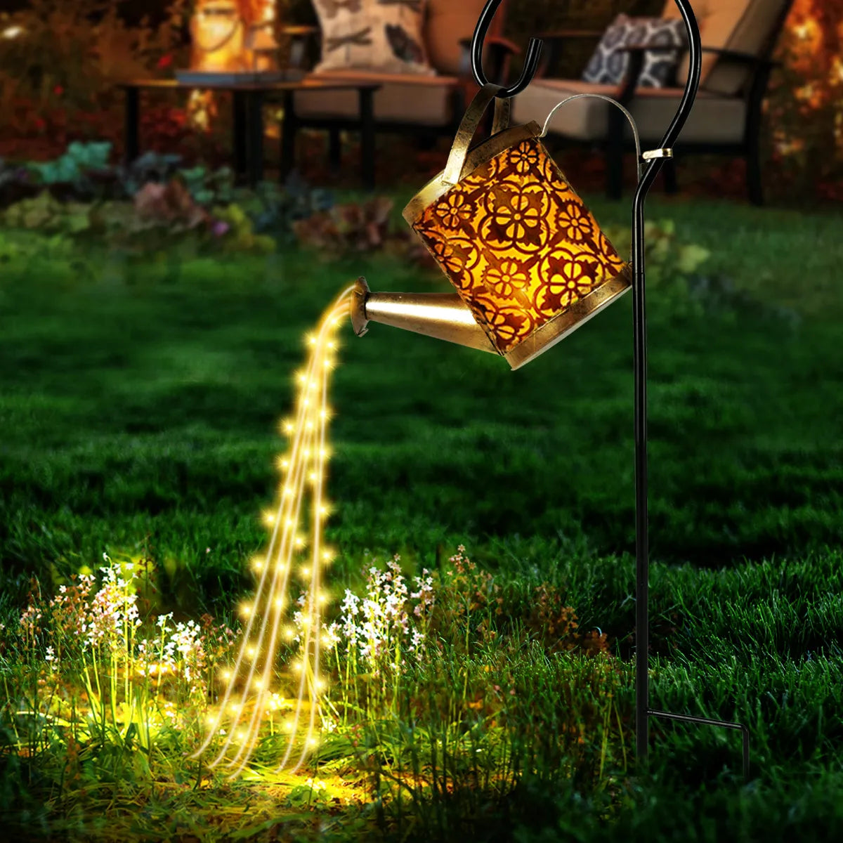 Solar Watering Can Light 36 LED Fairy Lights Waterproof Kettle String Lamp Hanging Solar Lantern Outdoor Garden Decor 2023 - mybesthealthandwellness