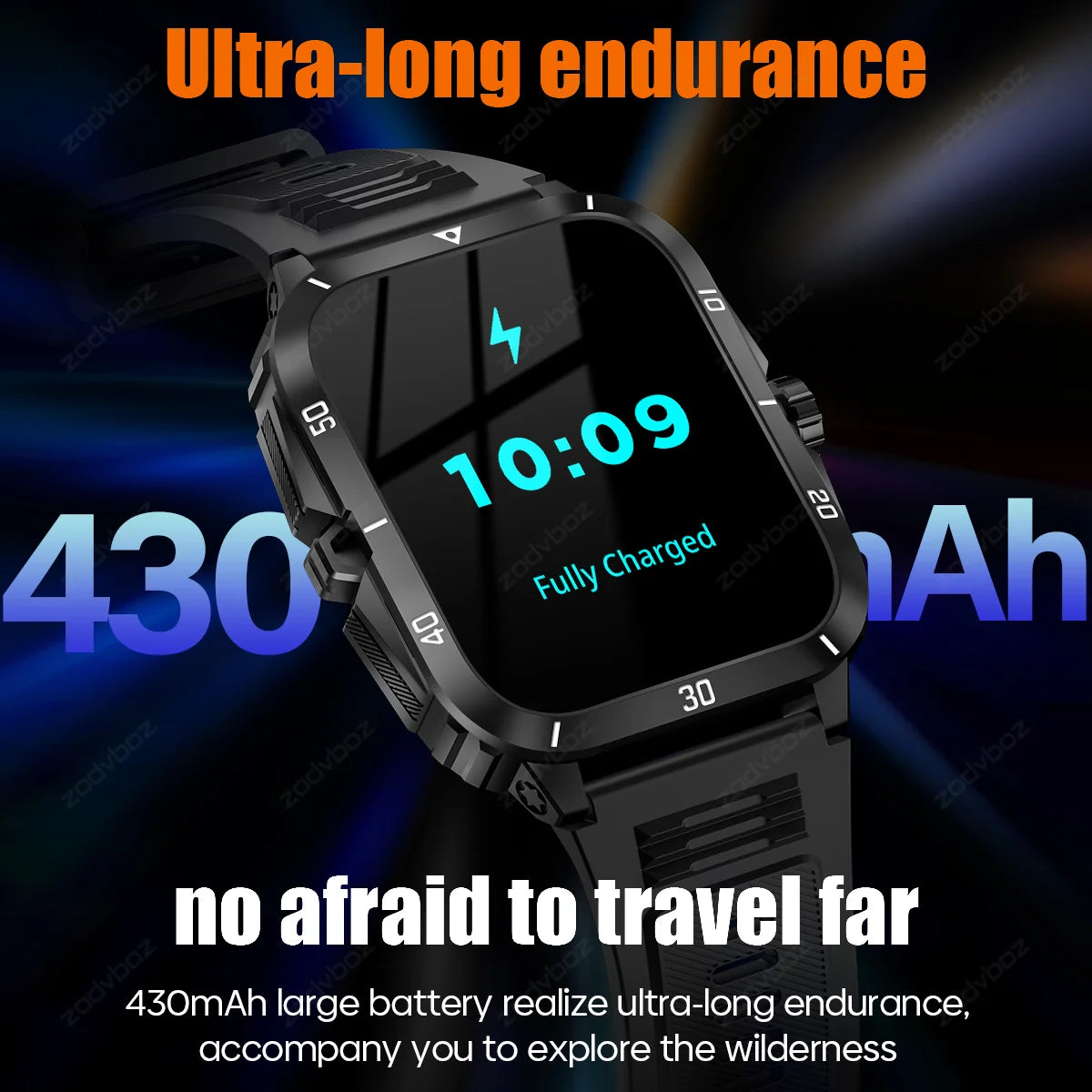 2024 New Swimming Smart Watch Men 1.96" HD Screen Voice Calling Sport Watches Women 3ATM Waterproof Smartwatch For Android iOS