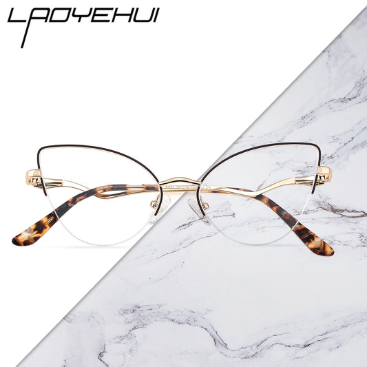 Cat Eye Glasses Frame Women Eyeglasses Frames Luxury Anti Blue Light Glasses Optical Prescription Eyewear Reading Glasses 2022 - mybesthealthandwellness