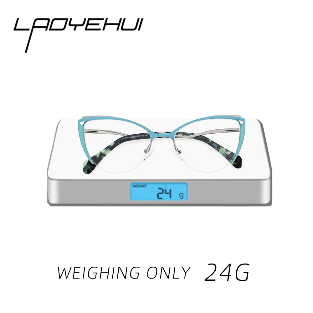 Cat Eye Glasses Frame Women Eyeglasses Frames Retro Eyewear Fashion Prescription Optical Anti Blue Light Myopia Glasses 2022 - mybesthealthandwellness