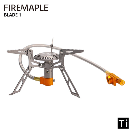 Fire Maple Titanium Stove FMS-117T Ultralight Outdoor Camping Hiking Stoves Lightweight Travel Gas Furnace Portable Gas Burners - mybesthealthandwellness