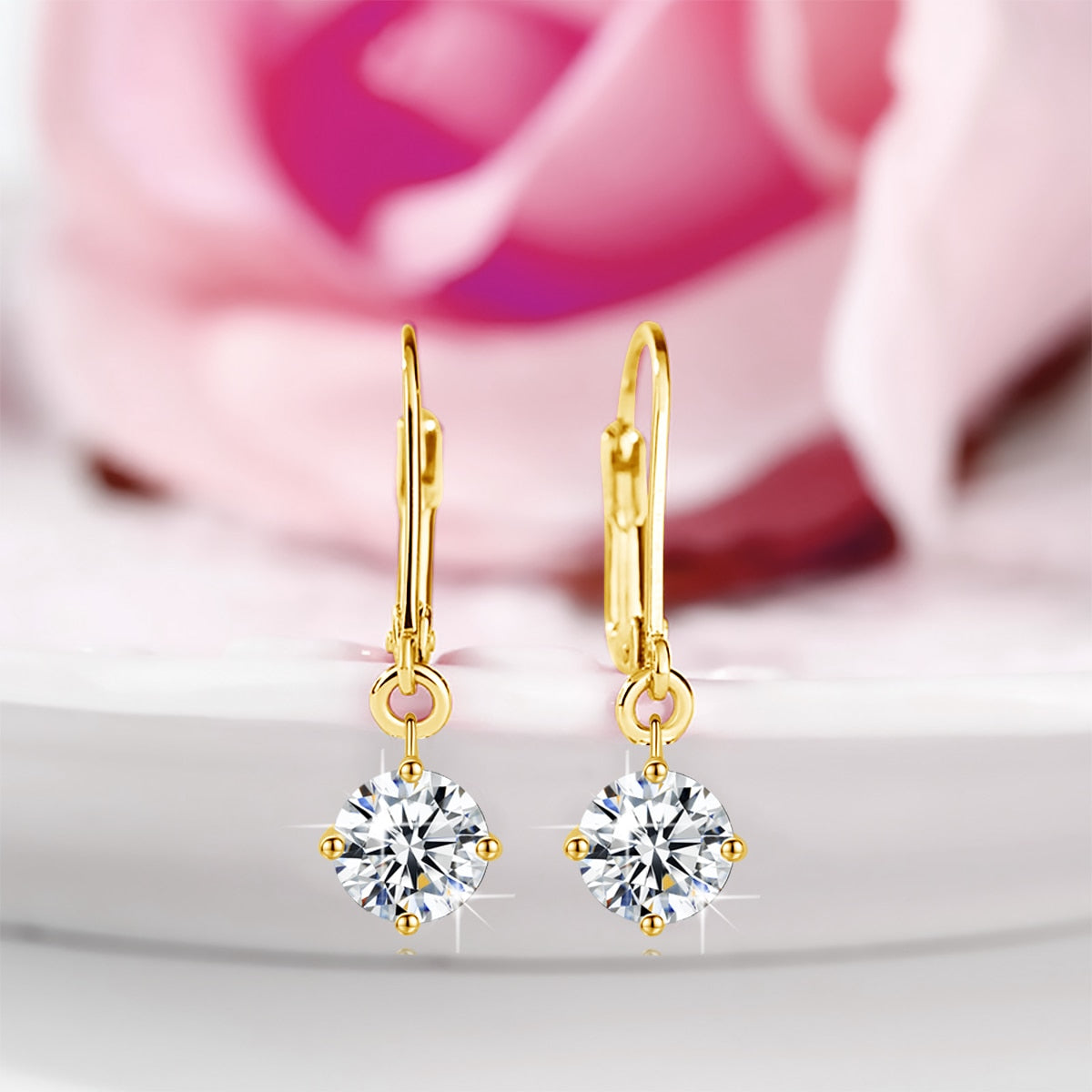 Trend 100% Real 1.2ct Moissanite Eardrop Earrings 925 Sterling Silver Earrings Sparkling Woman Wedding Fine Jewelry Party Gift - mybesthealthandwellness