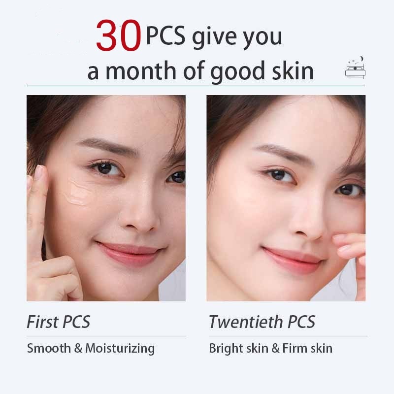 30pcs Collagen Sleeping Face Mask Nourishment Repair Firming Anti-aging Anti-wrinkle Brightening Skin Tone Korean Skin Care - mybesthealthandwellness