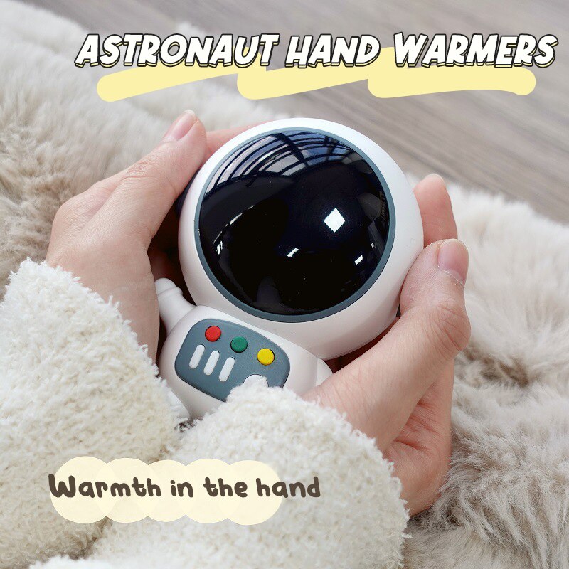 Cartoon Astronauts Warm Hands Treasure Toy Intelligent Temperature Control Usb Charging Baby Double-Side Heating Toys for Kids - mybesthealthandwellness