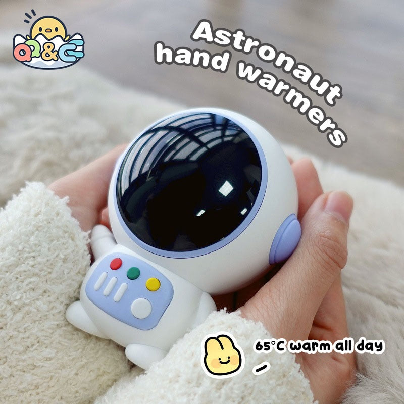 Cartoon Astronauts Warm Hands Treasure Toy Intelligent Temperature Control Usb Charging Baby Double-Side Heating Toys for Kids - mybesthealthandwellness