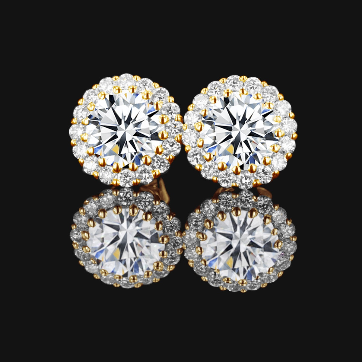 100% 925 Sterling Silver 1.2ct D Color VVS1 Moissanite Stud Earrings For Women Top Quality  Sparkling Wedding Jewelry - mybesthealthandwellness