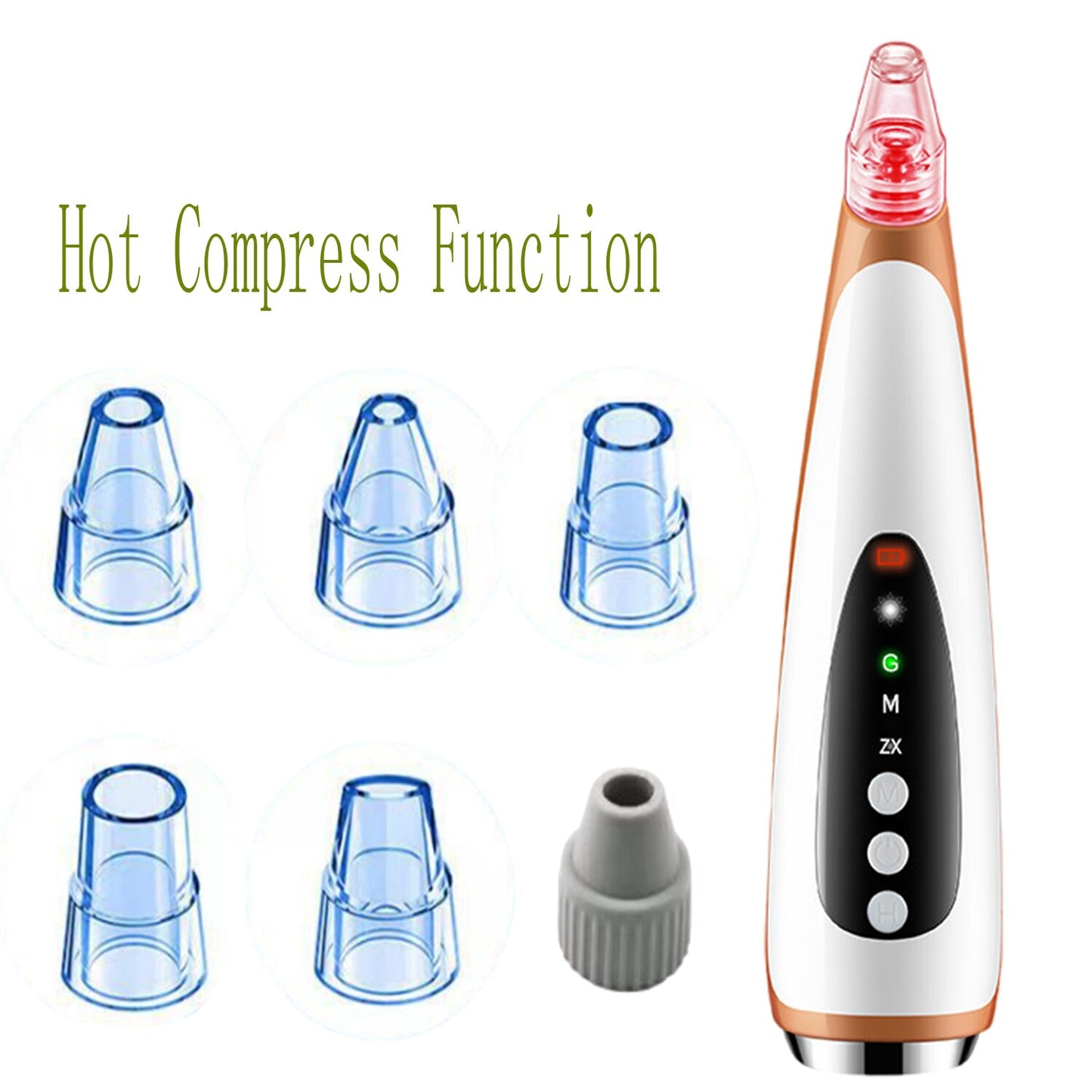 Blackhead Remover Electric,Vacuum Suction Blemish Cleaner Face Care Tool Pore Nose Acne Pimple Needle Tag Removal - mybesthealthandwellness