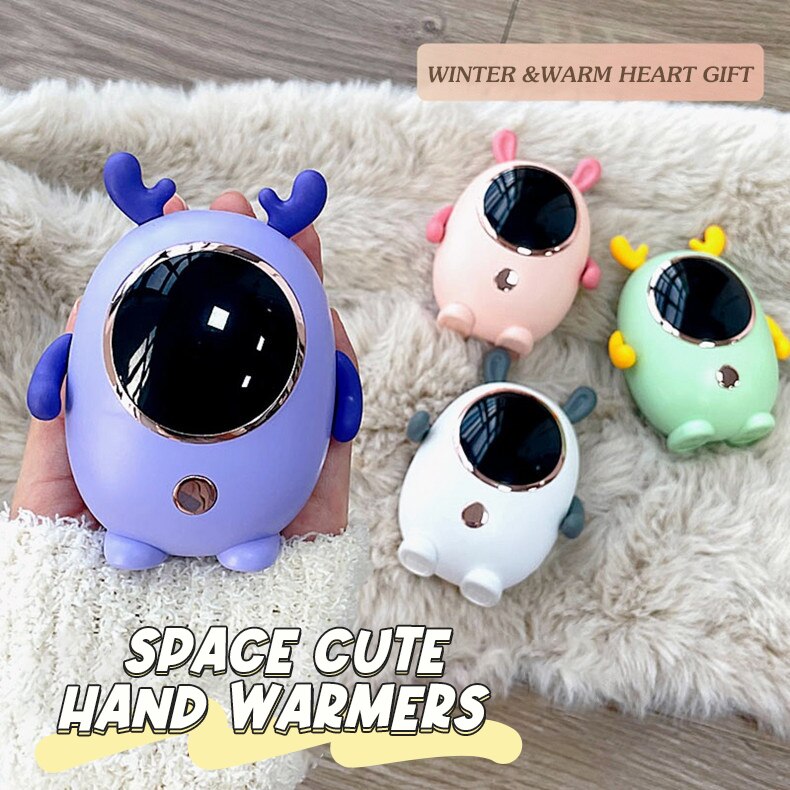 Cartoon Astronauts Warm Hands Treasure Toy Intelligent Temperature Control Usb Charging Baby Double-Side Heating Toys for Kids - mybesthealthandwellness