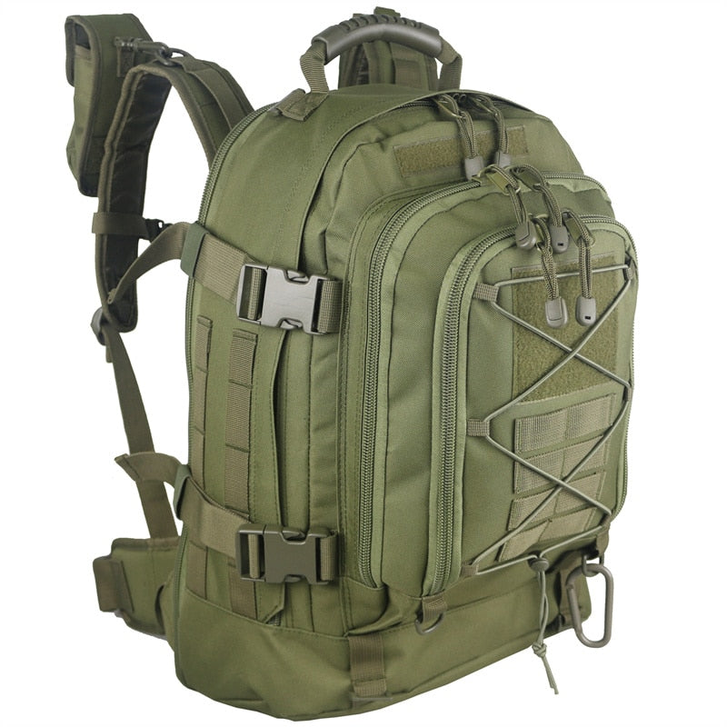 60L Military Tactical Backpack Army Molle Assault Rucksack 3P Outdoor Travel Hiking Rucksacks Camping Hunting Climbing Bags - mybesthealthandwellness