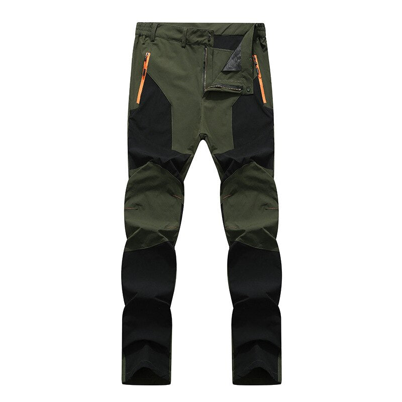 Outdoor Hiking Camping Quick Dry Pants Men Summer Elastic Wear-Resistant Anti-UV Waterproof Trousers Climbing Trekking Pants - mybesthealthandwellness