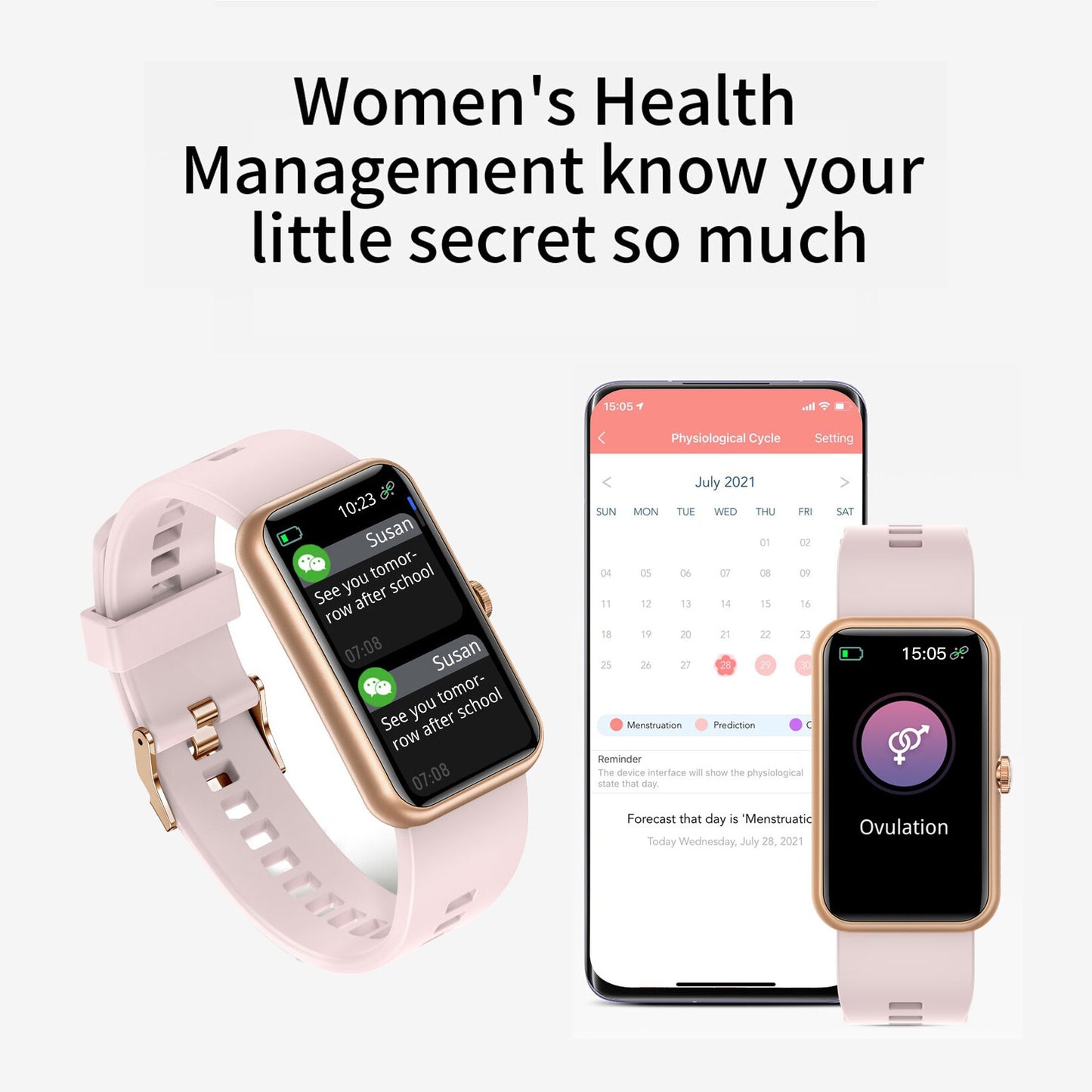 2023 New Smart Watch Men Women Sport Fitness Tracker Blood Pressure Heart Rate IP68 Waterproof Smartwatch for Huawei Iphone - mybesthealthandwellness