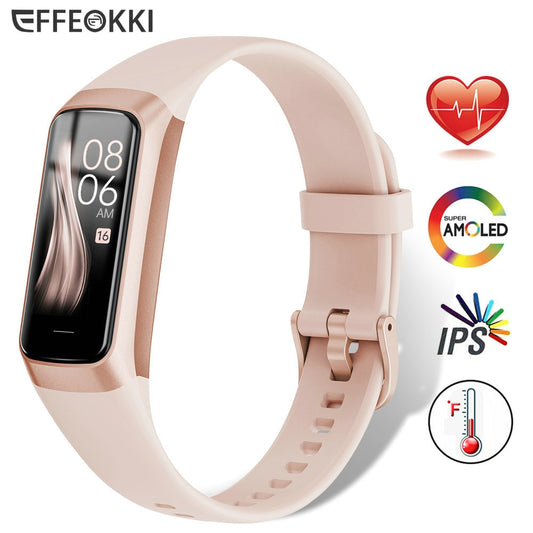 Amoled Smart Watch 2023 Smartwatch Band Women Heart Rate Blood Wartch Waterproof Connected Smart Bracelet Sport Fitness Tracker - mybesthealthandwellness