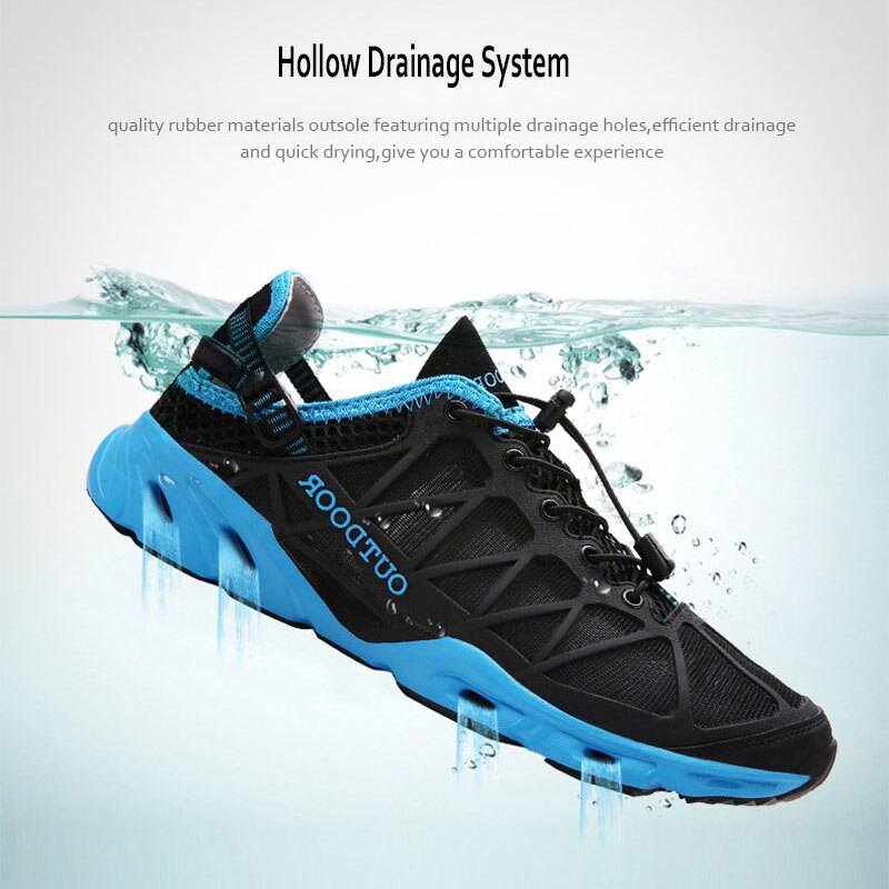 Outdoor Light Aqua Water Shoes Women Men Quick Drying Breathable Wading Barefoot Shoes Hiking Swimming Fishing Beach Sport Shoes - mybesthealthandwellness