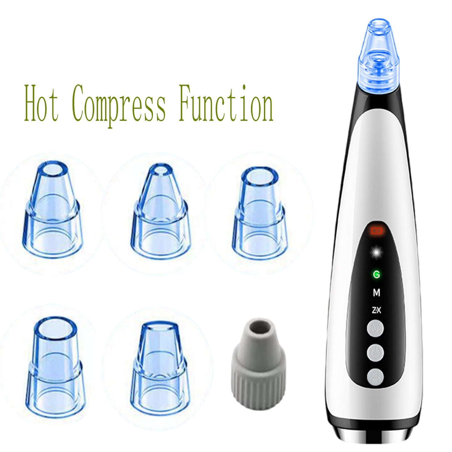 Blackhead Remover Electric,Vacuum Suction Blemish Cleaner Face Care Tool Pore Nose Acne Pimple Needle Tag Removal - mybesthealthandwellness