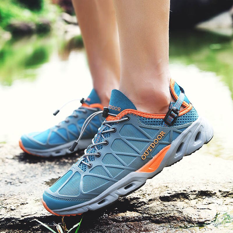 Outdoor Light Aqua Water Shoes Women Men Quick Drying Breathable Wading Barefoot Shoes Hiking Swimming Fishing Beach Sport Shoes - mybesthealthandwellness