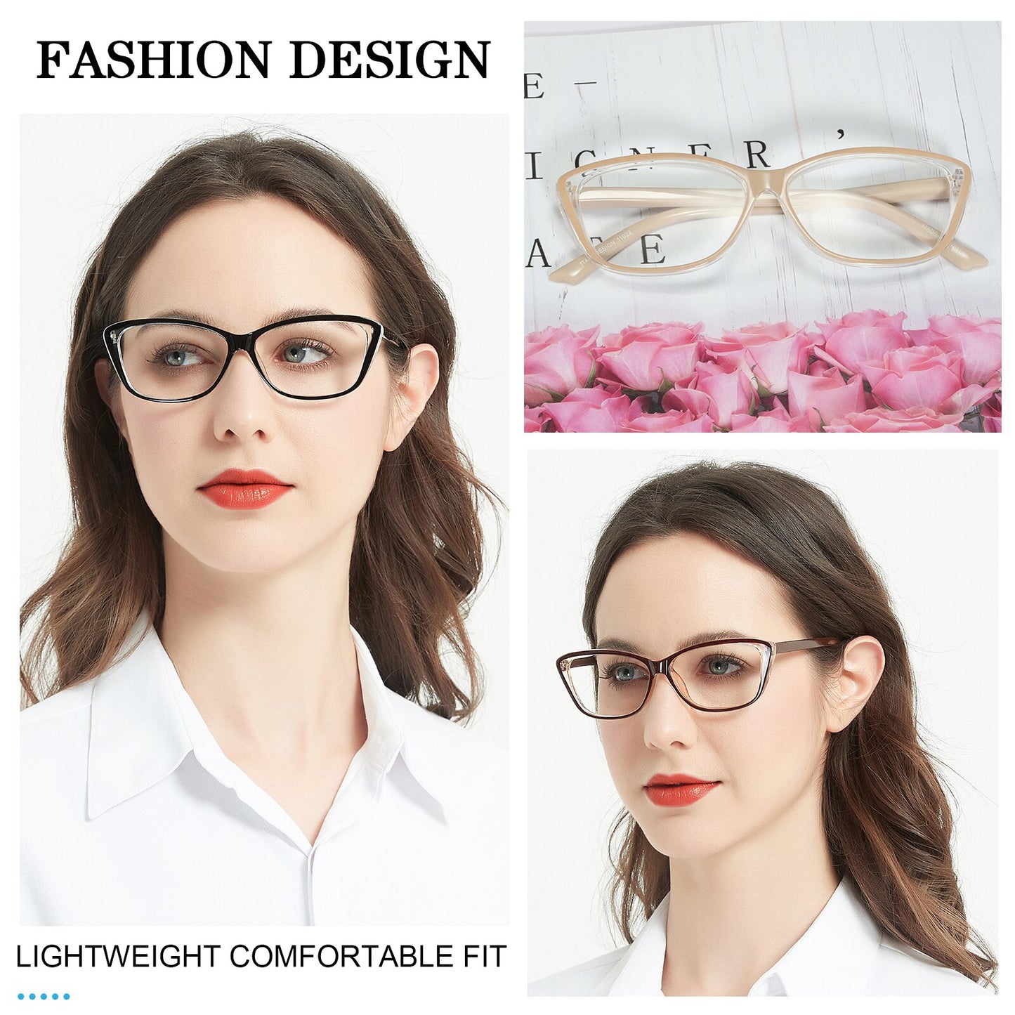 MARE AZZURO Cat Eye Reading Glasses Women Fashion Hyperopia Eyeglasses Retro Cute Readers +1.0 1.5 2.0 2.5 3.0 3.5 4.0 5.0 6.0 - mybesthealthandwellness